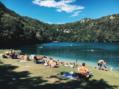 Spiaggia o lago