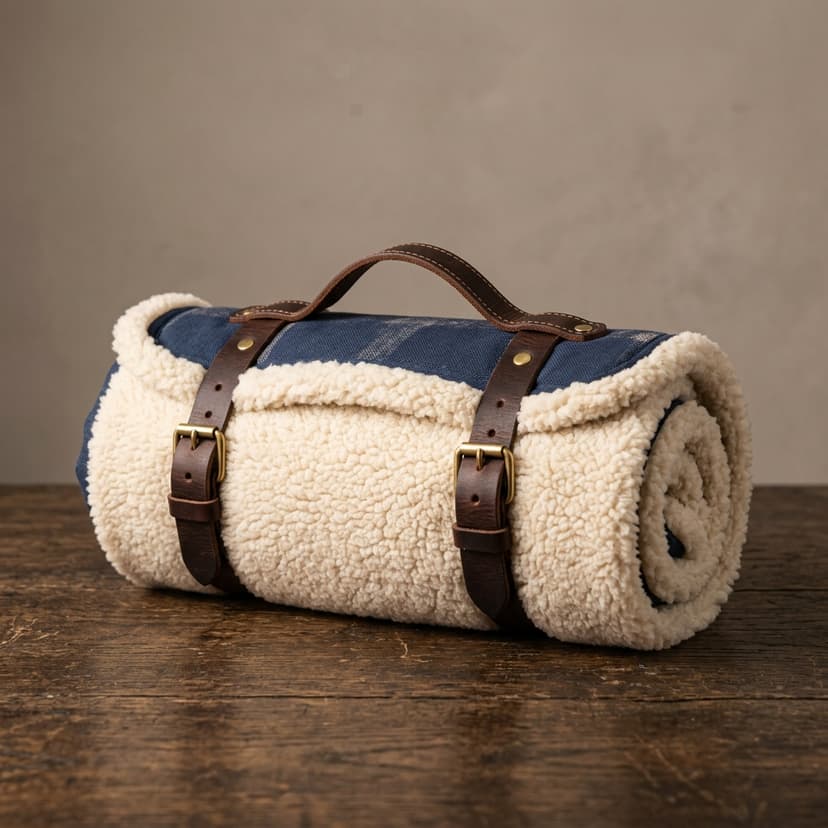 The Stargazer Sherpa Fleece Picnic Blanket