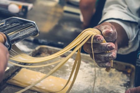 Lezione di cucina gourmet
