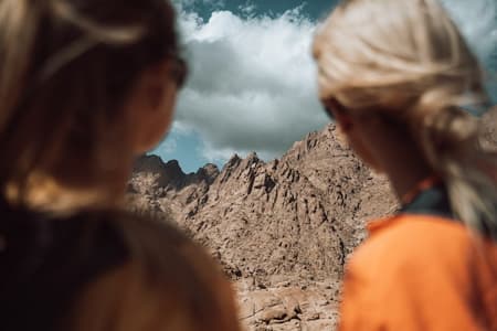 Wanderung in malerischer Landschaft